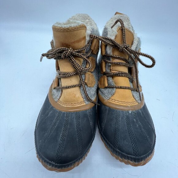 Sorel Womens Classic Waterproof Boots Size 9 Natural Cozy Lace Up Outdoors - Picture 5 of 14